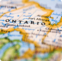 une carte de l'Ontario